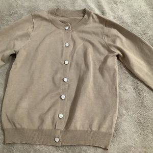 Taupe Cardigan Size Medium